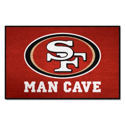 Fan Mats  LLC San Francisco 49ers Starter Mat Man Cave Red