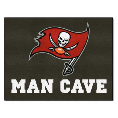 Fan Mats  LLC Tampa Bay Buccaneers All-Star Mat Man Cave Gray