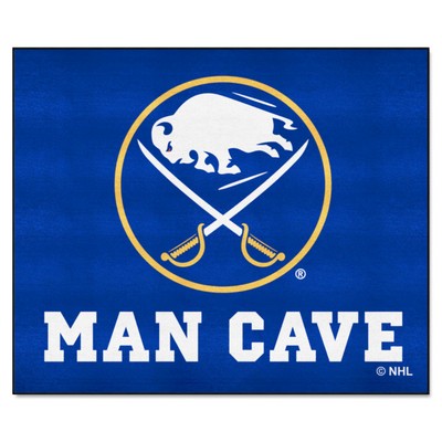 Fan Mats  LLC Buffalo Sabres Tailgater Mat Man Cave Navy