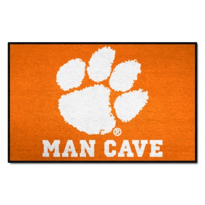 Fan Mats  LLC Clemson Tigers Starter Mat Man Cave Orange