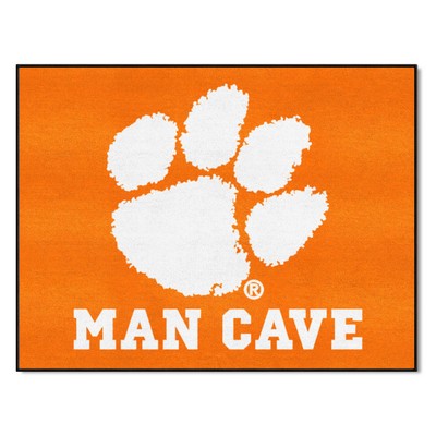 Fan Mats  LLC Clemson Tigers All-Star Mat Man Cave Orange