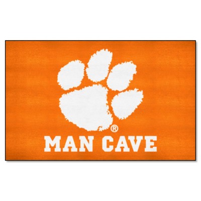 Fan Mats  LLC Clemson Tigers Ulti-Mat Man Cave Orange