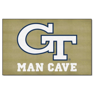 Fan Mats  LLC Georgia Tech Yellow Jackets Ulti-Mat Man Cave Gold