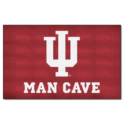 Fan Mats  LLC Indiana Hooisers Ulti-Mat Man Cave Crimson