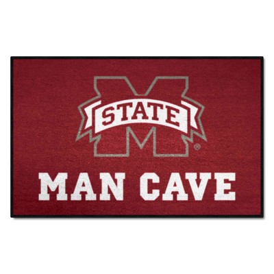 Fan Mats  LLC Mississippi State Bulldogs Starter Mat Man Cave Maroon