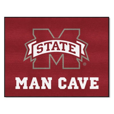 Fan Mats  LLC Mississippi State Bulldogs All-Star Mat Man Cave Maroon