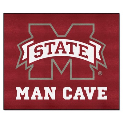 Fan Mats  LLC Mississippi State Bulldogs Tailgater Mat Man Cave Maroon