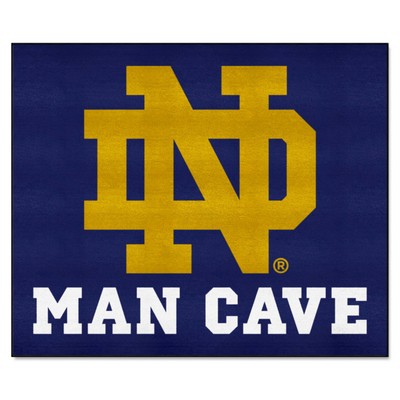 Fan Mats  LLC Notre Dame Fighting Irish Tailgater Mat Man Cave Navy