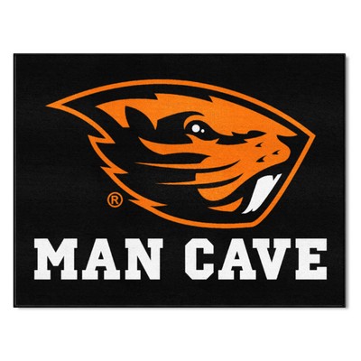 Fan Mats  LLC Oregon State Beavers All-Star Mat Man Cave Black