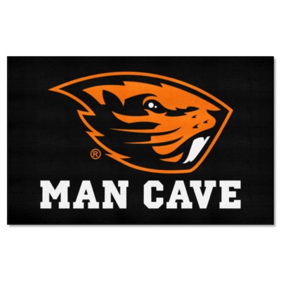 Fan Mats  LLC Oregon State Beavers Ulti-Mat Man Cave Black