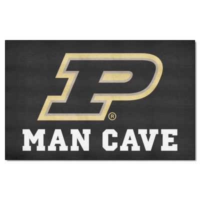 Fan Mats  LLC Purdue Boilermakers Ulti-Mat Man Cave Black