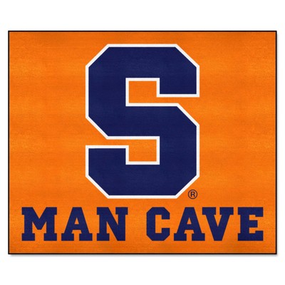 Fan Mats  LLC Syracuse Orange Tailgater Mat Man Cave Orange