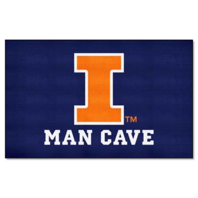 Fan Mats  LLC Illinois Illini Ulti-Mat - Man Cave Blue