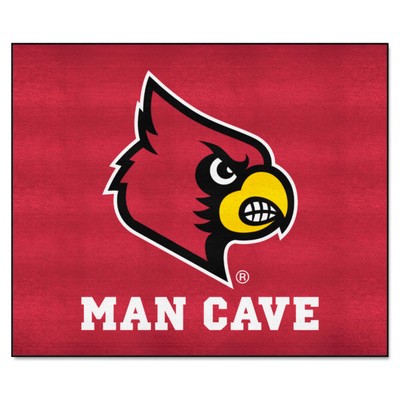 Fan Mats  LLC Louisville Cardinals Tailgater Mat Man Cave Red