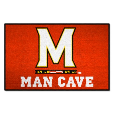 Fan Mats  LLC Maryland Terrapins Starter Mat Man Cave Red