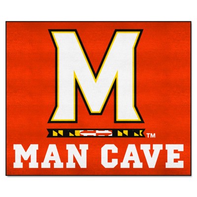 Fan Mats  LLC Maryland Terrapins Tailgater Mat Man Cave Red