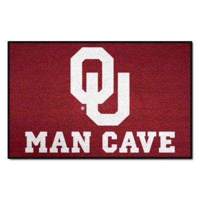 Fan Mats  LLC Oklahoma Sooners Starter Mat Man Cave Crimson