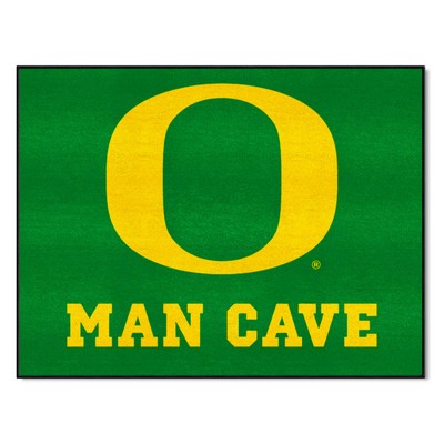 Fan Mats  LLC Oregon Ducks All-Star Mat Man Cave Green