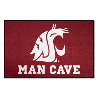 Fan Mats  LLC Washington State Cougars Starter Mat Man Cave Red