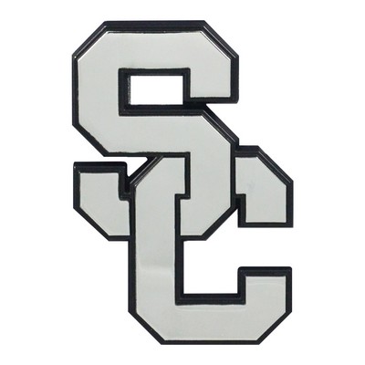 Fan Mats  LLC Southern California Trojans Chrome Emblem Chrome