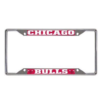 Fan Mats  LLC Chicago Bulls License Plate Frame Red