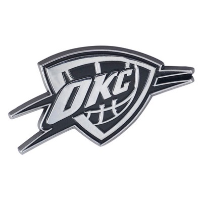 Fan Mats  LLC Oklahoma City Thunder Chrome Emblem Chrome