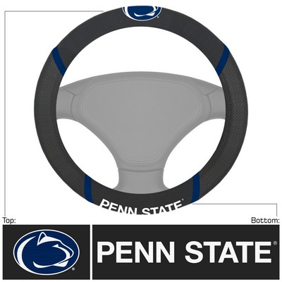 Fan Mats  LLC Penn State Nittany Lions Steering Wheel Cover Black