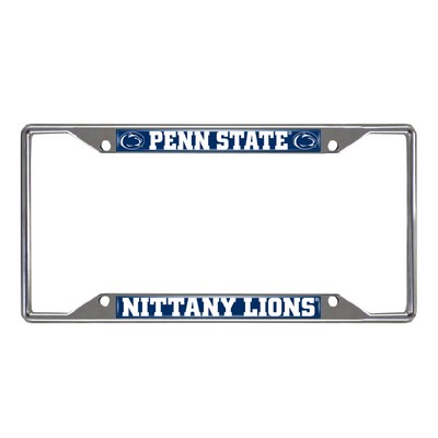 Fan Mats  LLC Penn State Nittany Lions License Plate Frame Chrome