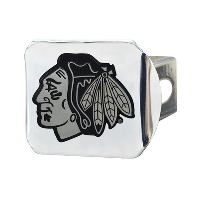 Fan Mats  LLC Chicago Blackhawks Hitch Cover Chrome Chrome