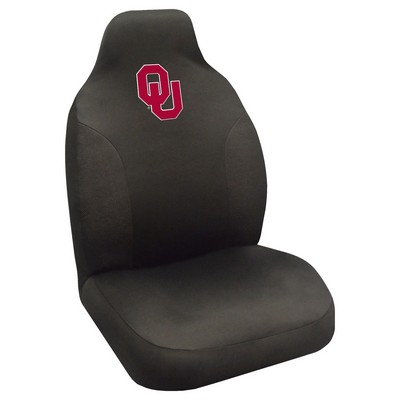 Fan Mats  LLC Oklahoma Sooners Seat Cover Black