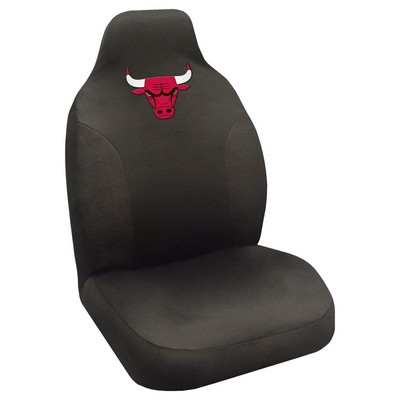 Fan Mats  LLC Chicago Bulls Seat Cover Black