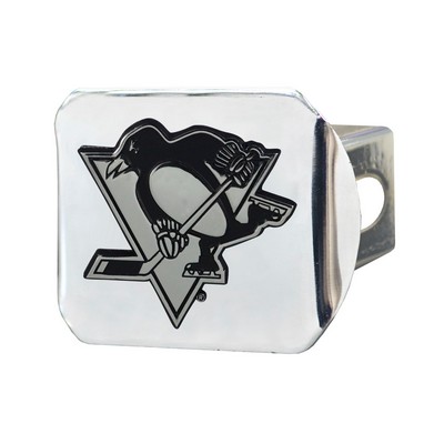 Fan Mats  LLC Pittsburgh Penguins Hitch Cover Chrome Chrome