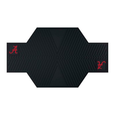 Fan Mats  LLC Alabama Crimson Tide Motorcycle Mat Black