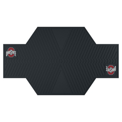 Fan Mats  LLC Ohio State Buckeyes Motorcycle Mat Black