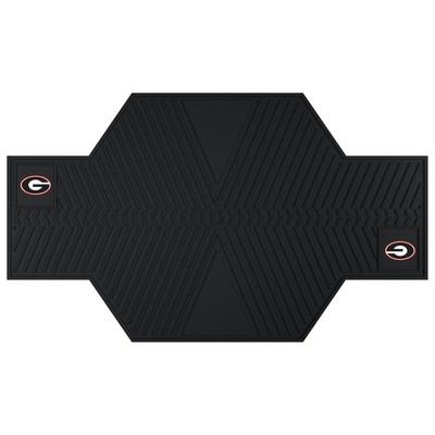 Fan Mats  LLC Georgia Bulldogs Motorcycle Mat Black