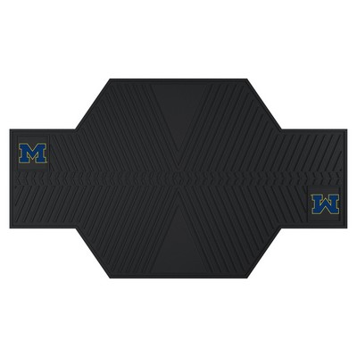 Fan Mats  LLC Michigan Wolverines Motorcycle Mat Black