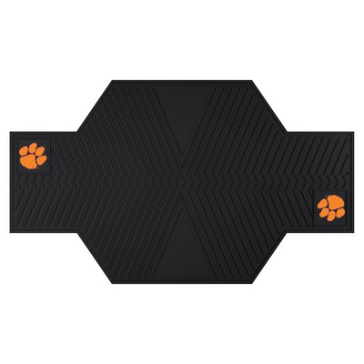 Fan Mats  LLC Clemson Tigers Motorcycle Mat Black