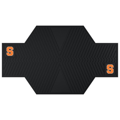 Fan Mats  LLC Syracuse Orange Motorcycle Mat Black