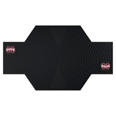 Fan Mats  LLC Mississippi State Bulldogs Motorcycle Mat Black