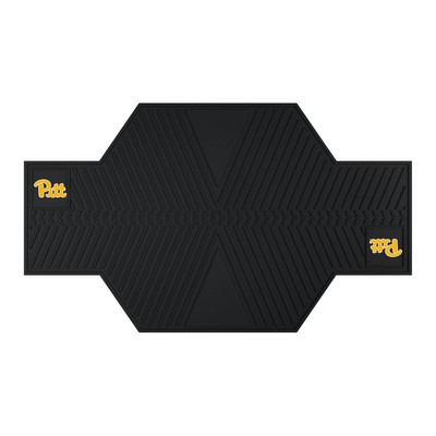 Fan Mats  LLC Pitt Panthers Motorcycle Mat Black