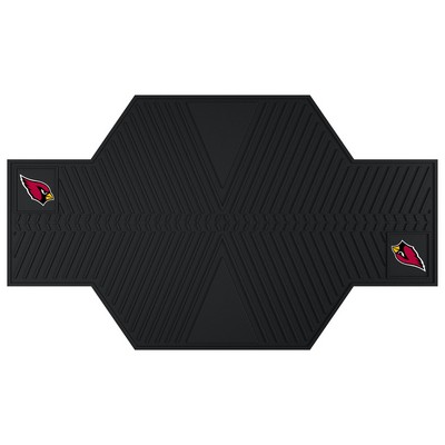 Fan Mats  LLC Arizona Cardinals Motorcycle Mat Black