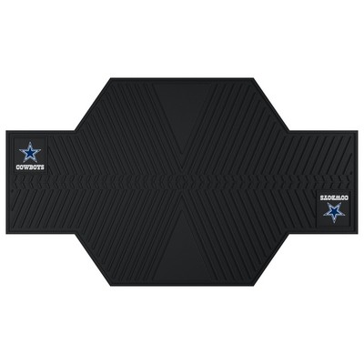 Fan Mats  LLC Dallas Cowboys Motorcycle Mat Black