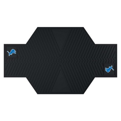 Fan Mats  LLC Detroit Lions Motorcycle Mat Black