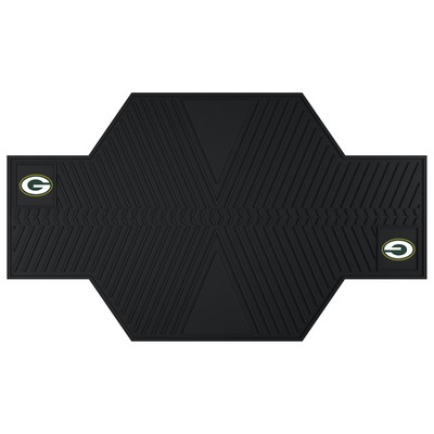 Fan Mats  LLC Green Bay Packers Motorcycle Mat Black