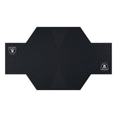 Fan Mats  LLC Las Vegas Raiders Motorcycle Mat Black