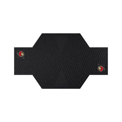 Fan Mats  LLC Ottawa Senators Motorcycle Mat Black