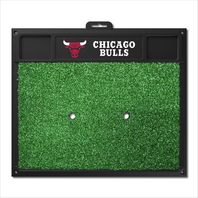 Fan Mats  LLC Chicago Bulls Golf Hitting Mat Red