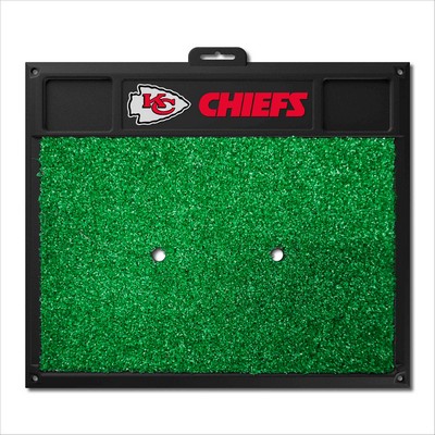 Fan Mats  LLC Kansas City Chiefs Golf Hitting Mat Red