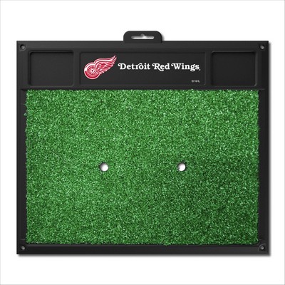 Fan Mats  LLC Detroit Red Wings Golf Hitting Mat Red