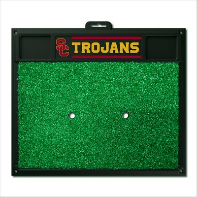 Fan Mats  LLC Southern California Trojans Golf Hitting Mat Cardinal